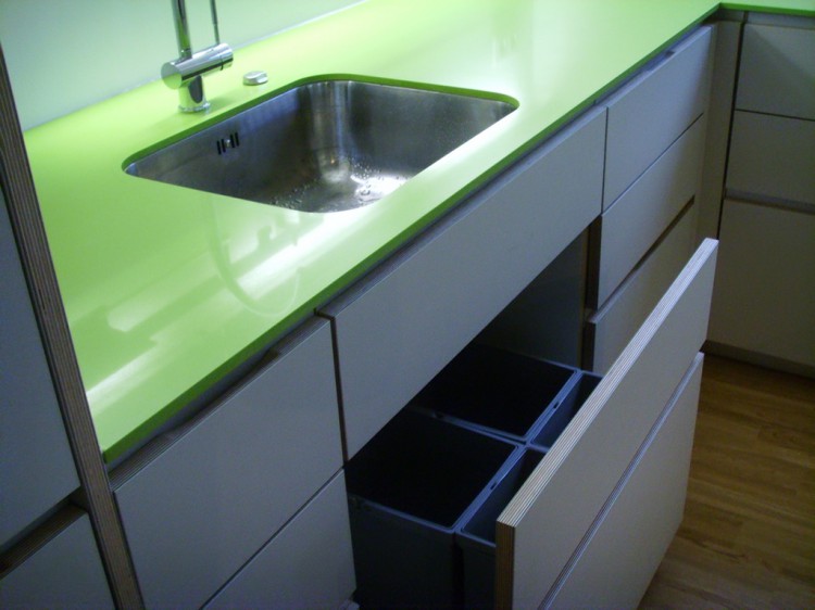 Küche mal grün | Schreinerei Leim&Späne München